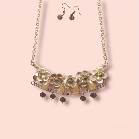 JUEGO COLLAR FLOR DE LUZ